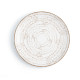 Plato Llano Ariane Tornado White Bicolor Cerámica Ø 21 cm (12 Unidades)