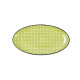 Snack tray Quid Pippa Oval Ceramic Multicolour (21 cm) (8 Units)