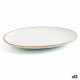 Fuente de Cocina Ariane Terra Ovalado Cerámica Beige (Ø 26 cm) (12 Unidades)