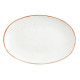 Fuente de Cocina Ariane Terra Ovalado Cerámica Beige (Ø 26 cm) (12 Unidades)