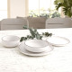 Set de Vajilla Quid Duna Beige Cerámica 12 Piezas