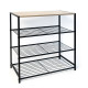 Mueble Auxiliar Vinthera Moa Metal Madera MDF 60 x 30 x 63,5 cm (3 Unidades)