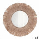 Espejo de pared Vinthera Moa Rafia Natural (4 Unidades)