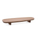 Snack tray Bidasoa Bambu Brown Wood 45 x 15,5 x 4,8 cm