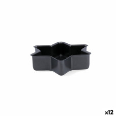 Molde para Repostería Quid Sweet Grey Gris Metal 21 x 5 cm (12 Unidades)