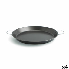 Paellera Quid Senia Negro Metal Acero Ø 46 cm (4 Unidades)