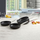 Sartén Quid Pro Chef Negro Metal Acero Ø 28 cm (6 Unidades)