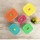 Fiambrera Hermética Luminarc Pure Box Holy Bicolor Vidrio 1,22 L (6 Unidades)