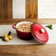 Cacerola Con Tapa Bidasoa Fierro Rojo Ø 28 cm 6 L (2 Unidades)