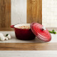 Cacerola Con Tapa Bidasoa Fierro Rojo Ø 28 cm 6 L (2 Unidades)
