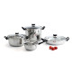 Cazo Quid Habitat Acero Metal 14 x 7 cm (6 Unidades)