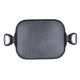 Griddle Plate Quid Naturalia Black Metal 39 x 28 cm (6 Units)