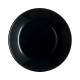 Dessert dish Luminarc Zelie Negro Black Glass Ø 18 cm (12 Units)