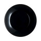 Plato Llano Luminarc Zelie Negro Negro Vidrio Ø 25 cm (12 Unidades)