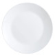 Flat Plate Luminarc Zelie White Glass Ø 25 cm (12 Units)