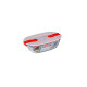 Fiambrera Hermética Pyrex Cook & Heat Rectangular 400 ml 17 x 10 x 5 cm Transparente Vidrio (5 Unidades)