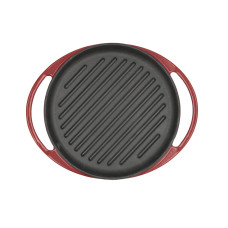 Asadora Bidasoa Hierro Fundido Rojo (25 cm)