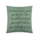 Funda de cojín Naturals Scrabble (50 x 50 cm)