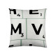 Funda de cojín Naturals Scrabble (50 x 50 cm)