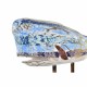 Decorative Figure DKD Home Decor 40 x 10 x 30 cm Blue Brown Whale