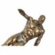 Figura Decorativa DKD Home Decor Dorado Resina Gimnasta Moderno (27 x 11 x 39 cm)