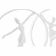 Figura Decorativa DKD Home Decor 23 x 9 x 33 cm Blanco Bailarina Ballet (2 Unidades)