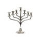 Candle Holder DKD Home Decor Silver Aluminium Modern 38 x 10 x 38 cm