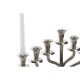 Candle Holder DKD Home Decor Silver Aluminium Modern 38 x 10 x 38 cm