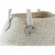 Basket DKD Home Decor 37 x 37 x 25 cm Natural Fibre