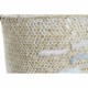 Basket set DKD Home Decor Polyester Natural Fibre (33 x 33 x 24 cm)