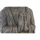 Figura Decorativa DKD Home Decor Fibra de Vidrio Gris Buda Piedra Vidrio (28 x 20 x 50 cm)