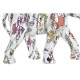 Decorative Figure DKD Home Decor 23 x 9 x 17 cm Elephant White Multicolour Colonial