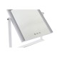 Espejo LED Táctil de Sobremesa DKD Home Decor Metal Blanco (35 x 2 x 45 cm)