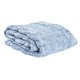 Blanket DKD Home Decor 150 x 125 x 1 cm Blue (2 Units)