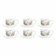 Juego de Tazas de Café DKD Home Decor Multicolor 180 ml Dolomita