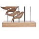 Decoration DKD Home Decor Aluminium Acacia Birds (27 x 9,5 x 33 cm)