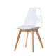 Silla de Comedor DKD Home Decor Gris Madera Policarbonato (54 x 47 x 81 cm)