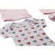 Set of clothes DKD Home Decor Cotton Pink White (11 Pieces)