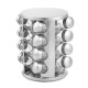 Spice Rack DKD Home Decor Crystal Stainless steel 10 cm 17 x 17 x 23 cm