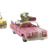 Figura Decorativa DKD Home Decor Coche 25,8 x 10,5 x 9,5 cm Vintage (4 Piezas)