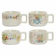 Juego de Tazas de Café DKD Home Decor Metal Multicolor 260 ml Dolomita (4 Piezas)