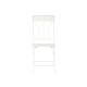 Silla de Jardín DKD Home Decor Metal Blanco (40 x 48 x 93 cm)