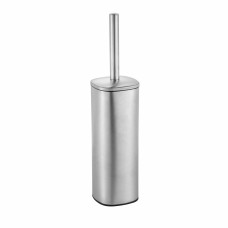 Toilet Brush DKD Home Decor 9,5 x 9,5 x 39 cm Silver Stainless steel polypropylene