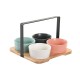 Appetizer Set DKD Home Decor 20 x 20 x 14 cm Porcelain Multicolour