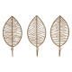Perchero de Pared Home ESPRIT Natural Yute Metal 12 x 4 x 26 cm