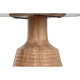 Mesa de Comedor Home ESPRIT Blanco Natural Mármol Madera de acacia 115 x 115 x 76 cm