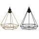 Ceiling Light Home ESPRIT Black Golden Metal 50 W 28 x 27 x 34 cm (2 Units)