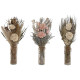 Bunch Home ESPRIT Multicolour Natural Crystal Dried flower 20 x 10 x 50 cm (3 Units)
