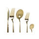 Cubertería DKD Home Decor Dorado Acero Inoxidable 3 x 1,5 x 13 cm 20 Piezas