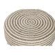 Reposapiés Home ESPRIT Yute Madera de eucalipto 50 x 50 x 30 cm